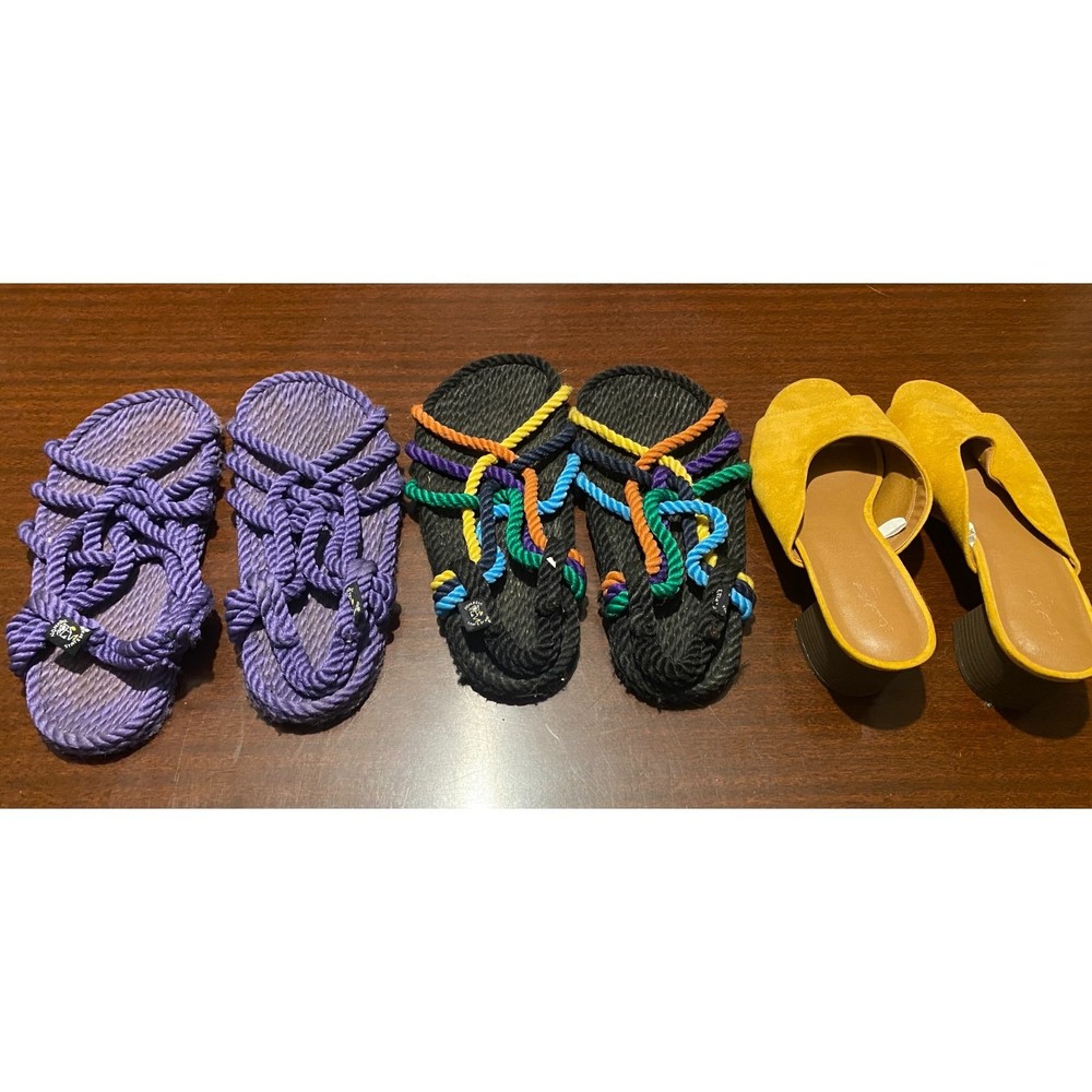 Womens Shoe Bundle Size 9 Sandals Bulk